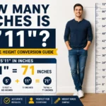 How Many Inches Is 5'11"
