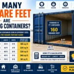 How Many Square Feet Are Shipping Containers