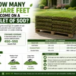 How Many Square Feet Come on a Pallet of Sod
