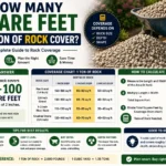 How Many Square Feet Does 1 Ton of Rock Cover