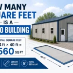 How Many Square Feet Is a 14×40 Building