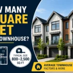 How Many Square Feet Is a Townhouse