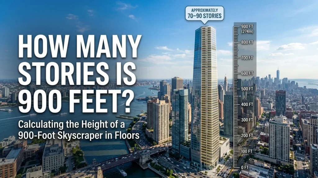 How Many Stories Is 900 Feet? Complete Building Height Guide