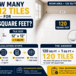 how many 12x12 tiles for 120 square feet