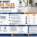 how many 24x24 tiles for 100 square feet