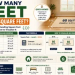 how many feet is 60 square feet