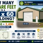 How Many Square Feet Is a 40×60 Building?
