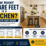 how many square feet is a kitchen