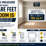 how to measure how many square feet a room is