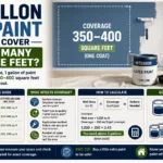 1 gallon of paint will cover how many square feet