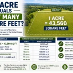 An Acre Equals How Many Square Feet