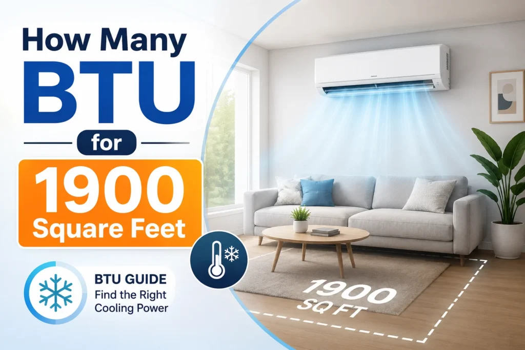 How Many BTU for 1900 Square Feet