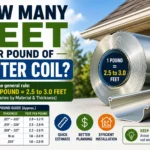 How Many Feet Per Pound of Gutter Coil