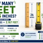 How Many Feet in 26 Inches