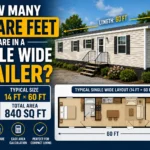 How Many Square Feet Are in a Single Wide Trailer