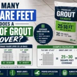How Many Square Feet Does a Bag of Grout Cover
