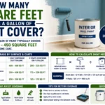 How Many Square Feet Does a Gallon of Paint Cover