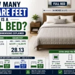 How Many Square Feet Is a Full Bed