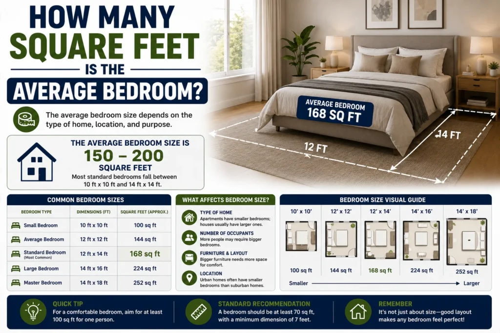 How Many Square Feet Is the Average Bedroom