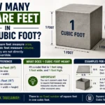 How Many Square Feet in One Cubic Foot