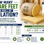 How Many Square Feet in a Roll of Insulation
