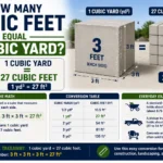 how many cubic feet equal 1 cubic yard